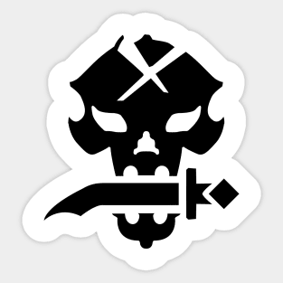 Pirate Skull Sticker